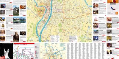 Lyon turistinformasjon kart