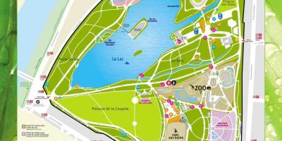 Kart av Lyon park